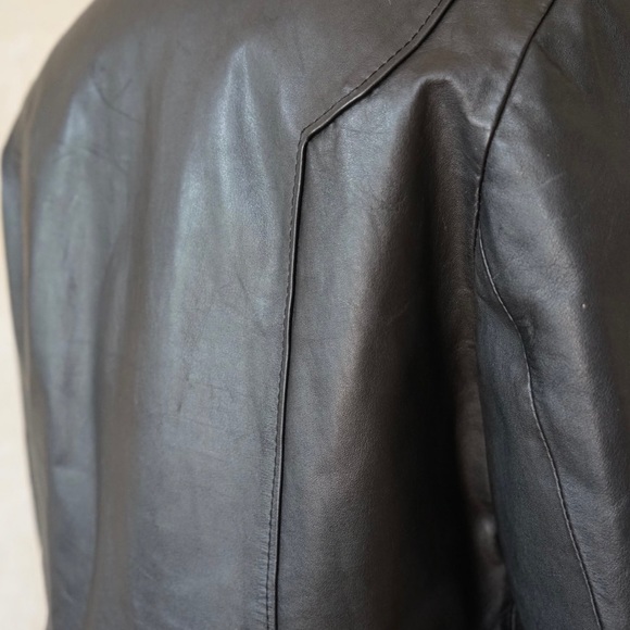 Vintage leather jacket 60s 70s - Picture 10 of 10